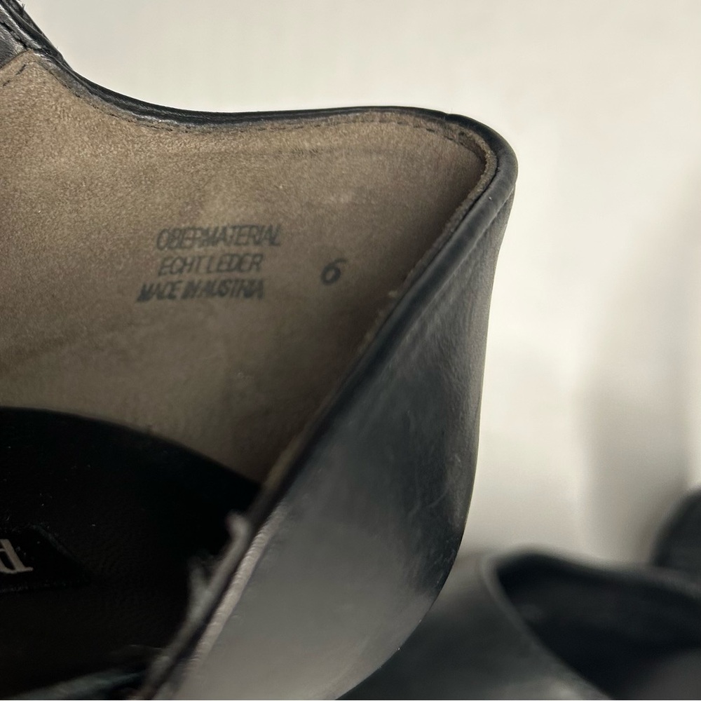 Paul Green Women's Size 9 Black Leather Heels - Picture 8 of 10